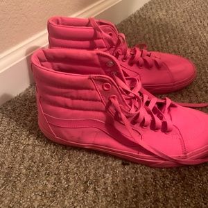 Pink vans Sk8 Hi